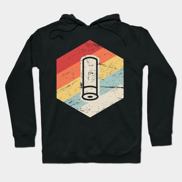 Retro 70s Shotgun Shell | Skeet Shooting Icon Hoodie by MeatMan